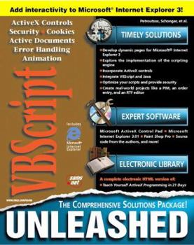 Paperback VBScript Unleashed [With CDROM] Book