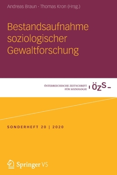 Paperback Bestandsaufnahme Soziologischer Gewaltforschung [German] Book