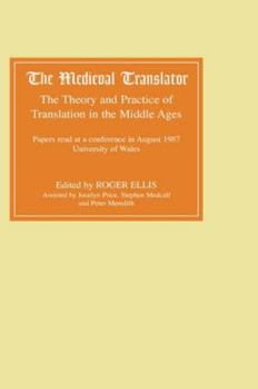 Hardcover The Medieval Translator Book