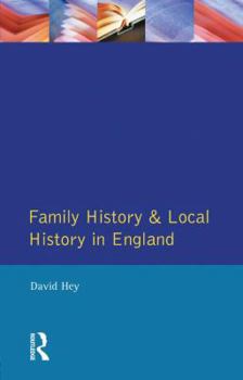 Hardcover Family History and Local History in England Book