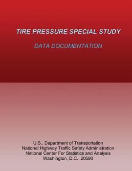 Paperback Tire Pressure Special Study: Data Documentation Book