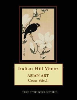 Paperback Indian Hill Minor: Asian Art Cross Stitch Pattern [Large Print] Book