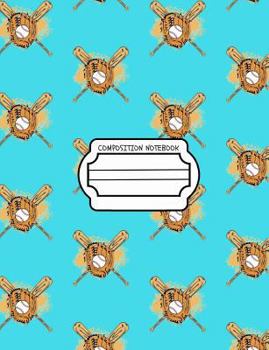 Paperback Baseball Batter Up, Composition Notebook, 4x4 Quad Rule Graph Paper: 101 Sheets / 202 Pages Book