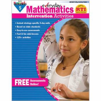 Paperback Mathematics Intervention Activities Grade 5 Book Teacher Resource Book