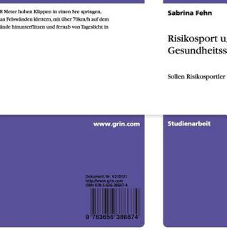 Paperback Risikosport und Fairness im Gesundheitssystem [German] Book