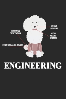 Engineering Improved Suspension Front Sensors Audio Alarm System Rear Signaling Device: Poodle Dog Gifts Funny Superior Engineering Dot Grid Notebook ... | Organizer writing book planner diary
