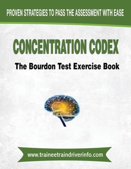 Paperback Concentration Codex: The Bourdon Test Exercise Book