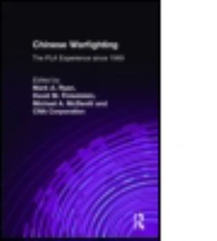 Hardcover Chinese Warfighting: The PLA Experience since 1949: The PLA Experience since 1949 Book