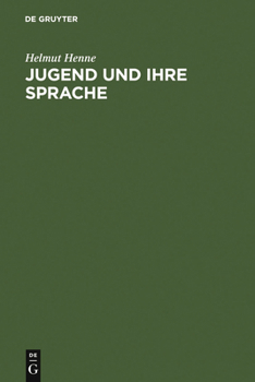 Hardcover Jugend und ihre Sprache [German] Book