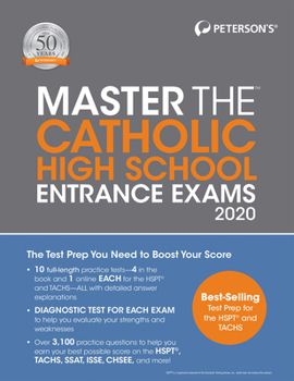 Paperback Master the Catholic High School Entrance Exams 2020 Book