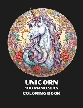 Paperback Unicorn: 100 Mandalas Coloring Book: UNICORN Book
