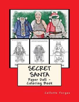 Paperback Secret Santa: Paper Doll - Coloring Book