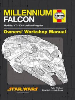Hardcover Millennium Falcon Manual. Ryder Windham Book