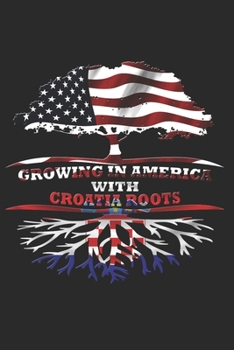 CROATIA NOTEBOOK: Croatia Notebook | college book | diary | journal | booklet | memo | composition book | 120 sheets - Dot Grid paper 6x9 inch