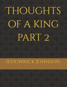 Paperback Thoughts of a king part 2 Book
