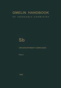Paperback Sb Organoantimony Compounds Part 4: Compounds of Pentavalent Antimony with Three Sb-C Bonds Book