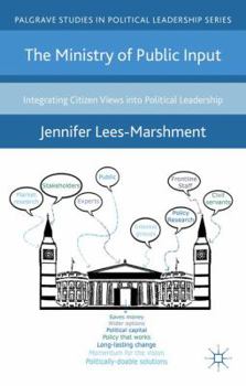 Hardcover The Ministry of Public Input: Integrating Citizen Views Into Political Leadership Book