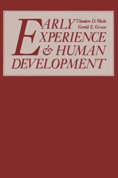 Paperback Early Experience and Human Development Book