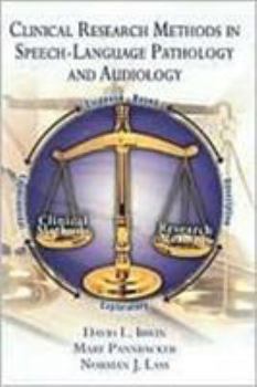 Hardcover Clinical Research in Speech-Language Pathology and Audiology Book