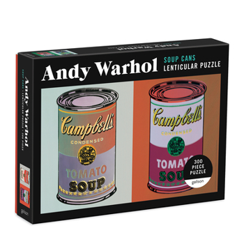 Misc. Andy Warhol Soup Cans 300 Piece Lenticular Puzzle Book