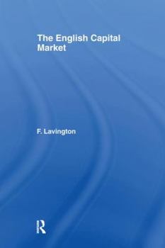 Paperback The English Capital Market Book