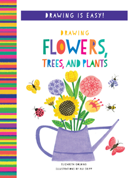Library Binding Drawing Flowers, Trees, and Plants Book