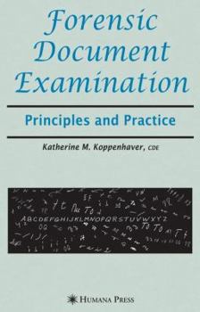 Hardcover Forensic Document Examination: Principles and Practice Book