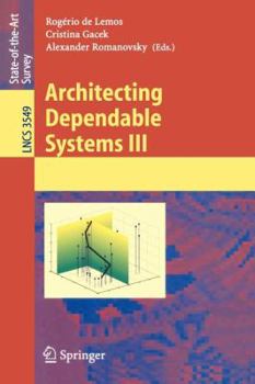 Paperback Architecting Dependable Systems III Book