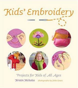 Hardcover Kids' Embroidery Book