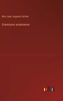 Hardcover Grammaire arménienne [French] Book