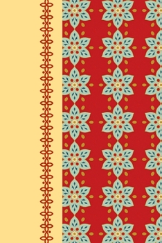Red Motif: Lined Journal