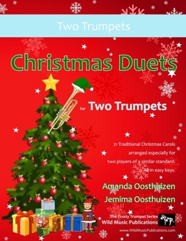 Paperback Christmas Duets for Two Trumpets: 21 Traditional Christmas Carols arranged for two equal trumpets of intermediate standard. Book