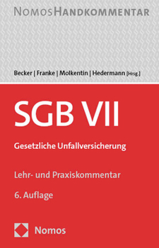 Hardcover Sozialgesetzbuch VII: Sgb VII: Gesetzliche Unfallversicherung [German] Book