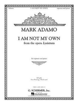 Paperback I Am Not My Own from Lysistrata: Soprano and Piano Book