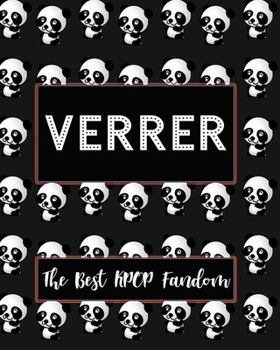 Paperback VERRER The Best KPOP Fandom: Best KPOP Gift Fans Cute Panda Monthly Planner 8"x10" Book 110 Pages Book