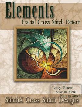 Paperback Elements Fractal Cross Stitch Pattern Book