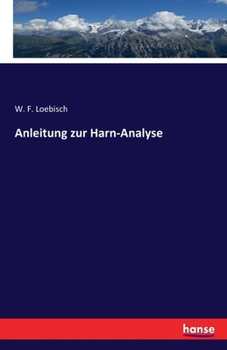 Paperback Anleitung zur Harn-Analyse [German] Book