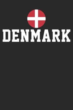 Paperback Notebook: Denmark Dot Grid 6x9 120 Pages Book