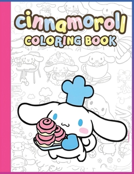 Paperback Cinnamoroll Coloring Book The Adventures Colouring Activity for Kids Book