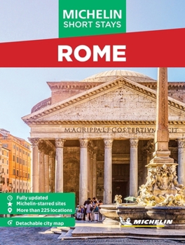 Paperback Michelin Travel Guides Short Stays: Rome: Fully Updated and Includes Detachable Map Book