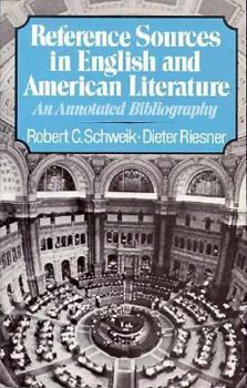 Paperback Reference Sources in English and American Literature: An Annotated Bibliography Book