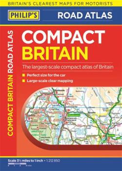 Paperback Philip's Compact Britain Road Atlas: Flexi A5 (Philips Road Atlas) Book