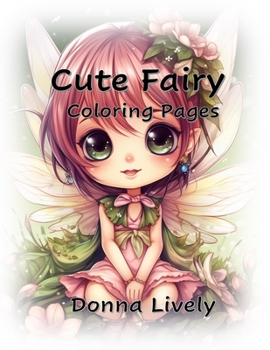 Paperback Cute Fairy Color Pages Book