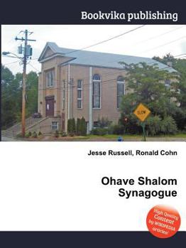 Paperback Ohave Shalom Synagogue Book