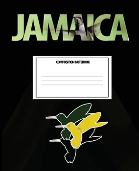 Jamaica Composition Notebook: Wide Ruled Paper Notebook Journal | Wide Blank Lined Workbook,Jamaica Humming Bird