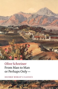 Paperback From Man to Man or Perhaps Only-- Book