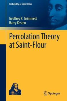 Paperback Percolation Theory at Saint-Flour Book