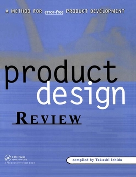 Hardcover Product Design Review: A Methodology for Error-Free Product Development Book