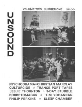 Paperback Unsound: Volume Two, Number One Book