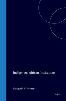 Hardcover Indigenous African Institutions Book